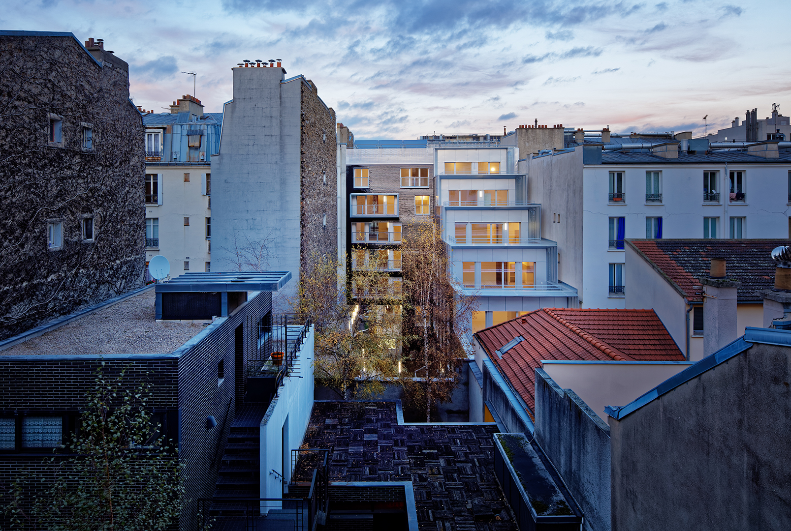 Terraced Garden, Socialhousing units in Paris (France) Architizer