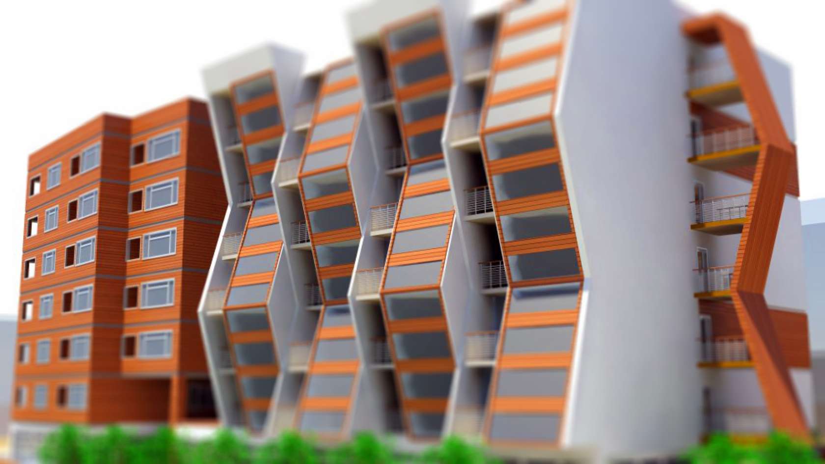 Duplex apartments in residential building Architizer