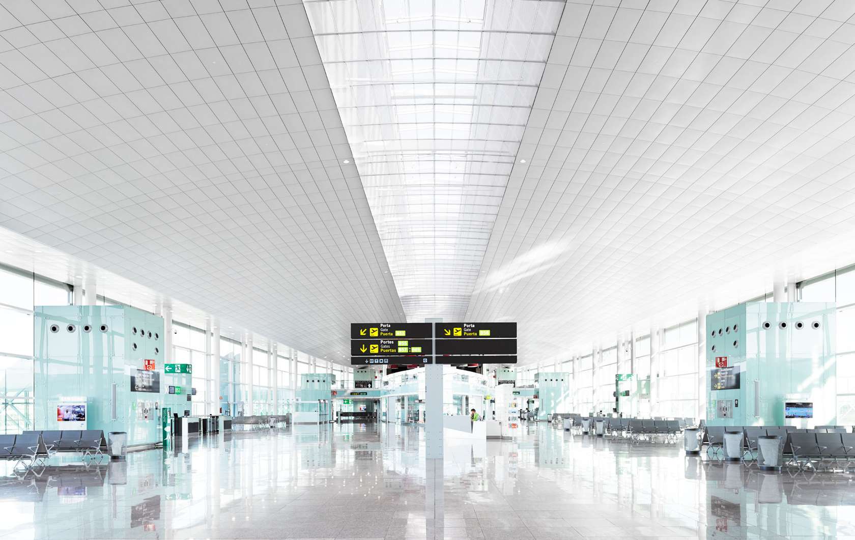 Terminal 1 At Barcelona Airport Architizer