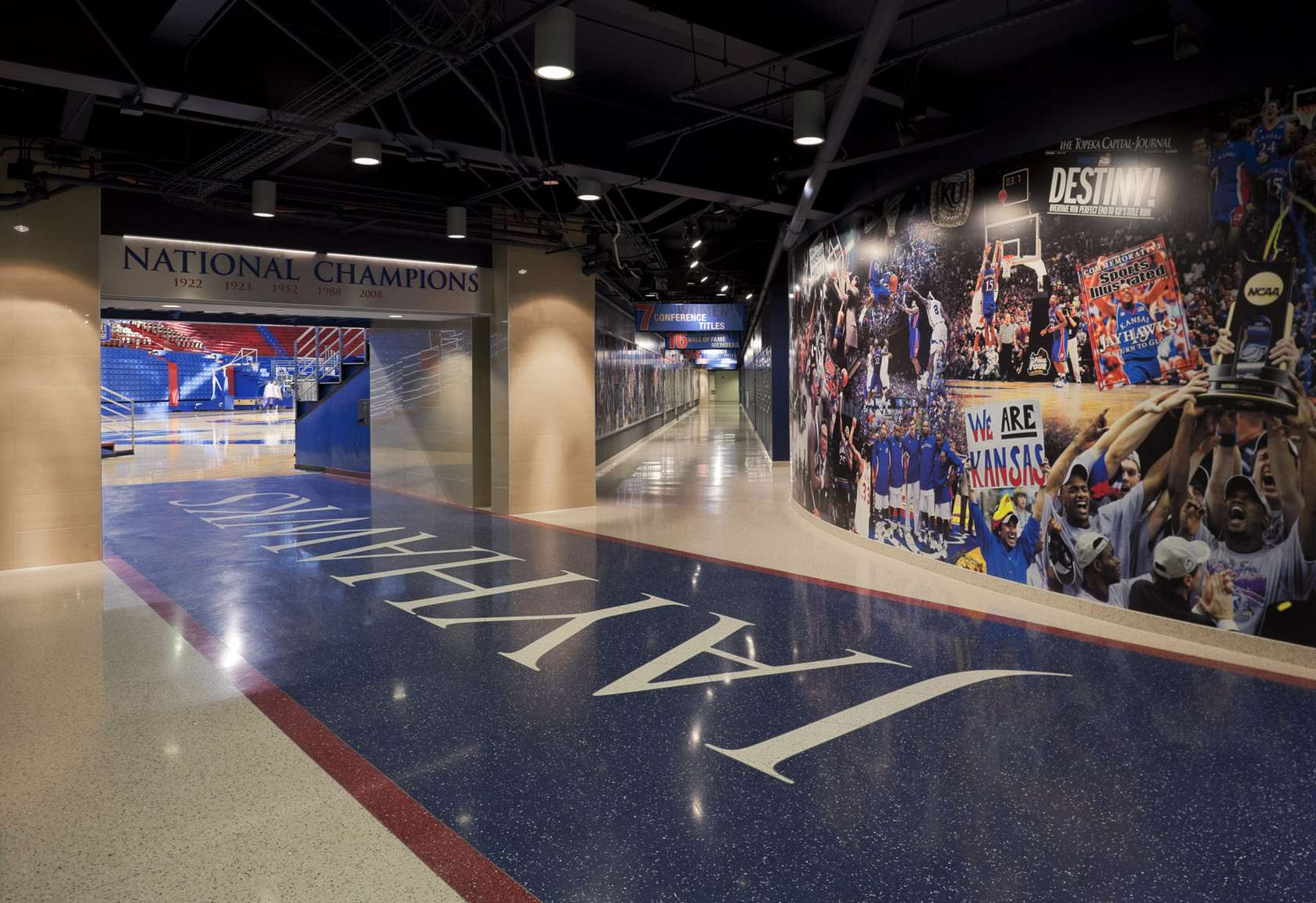 The University Of Kansas Allen Fieldhouse And Athletic Complex ...