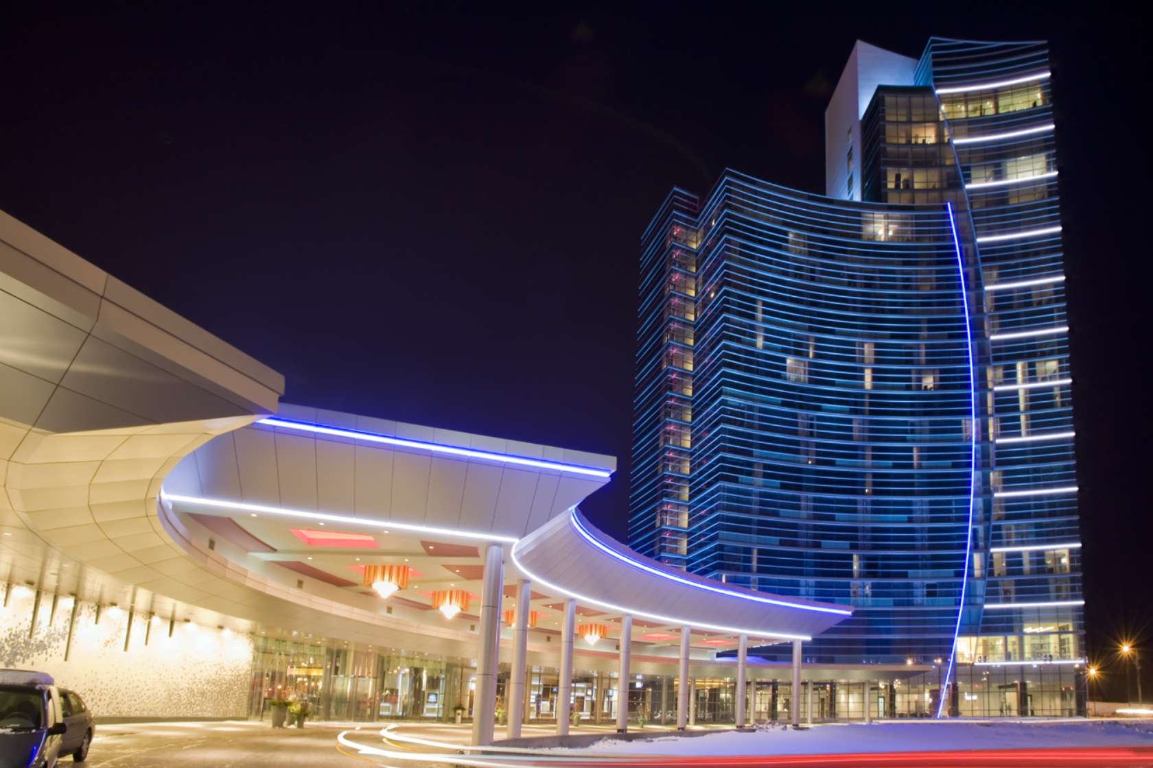 hotels near blue chip casino