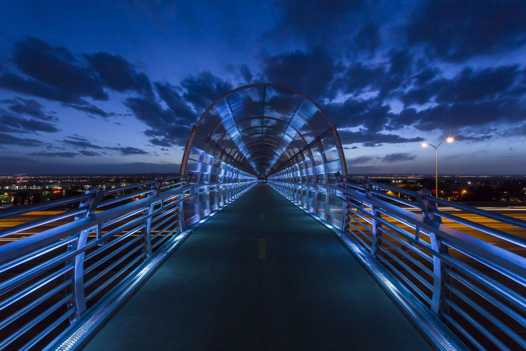 "AnyAngled Light" Bear Canyon Pedestrian and Bicycle Bridge Architizer