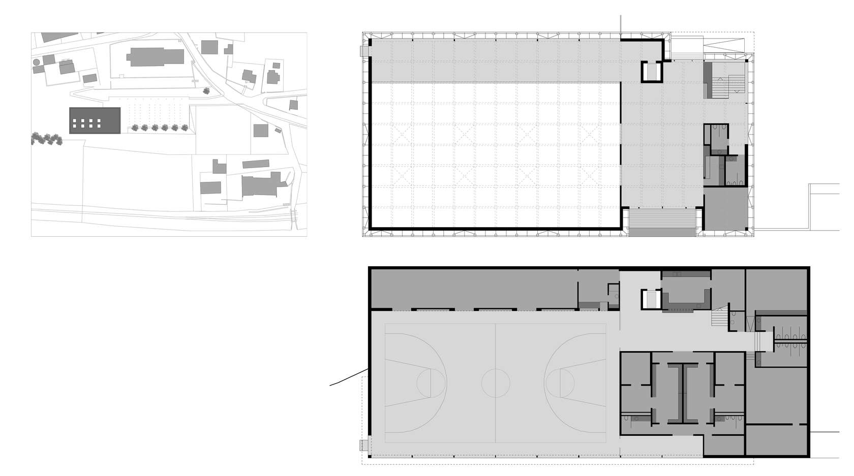 Multipurpose sports hall Architizer