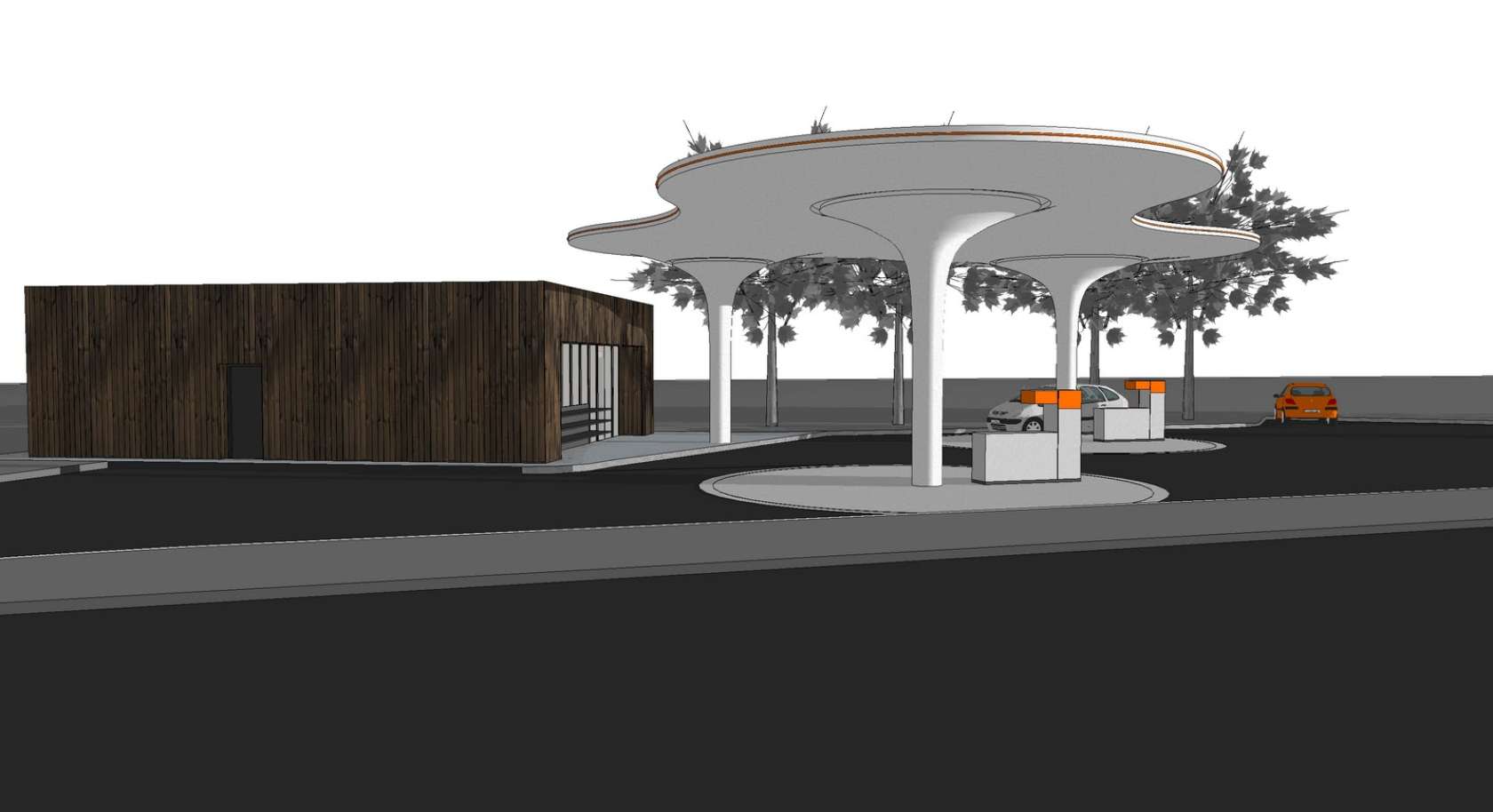 GAS - gas station chain - Architizer