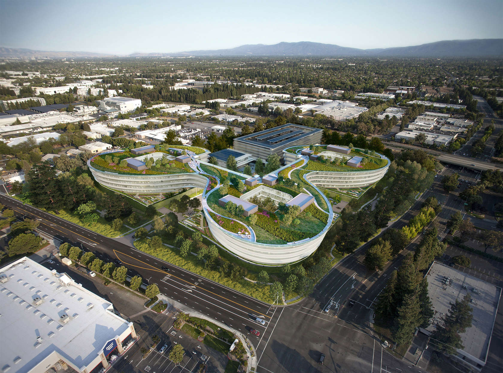 Apple Campus, Sunningvale Architizer