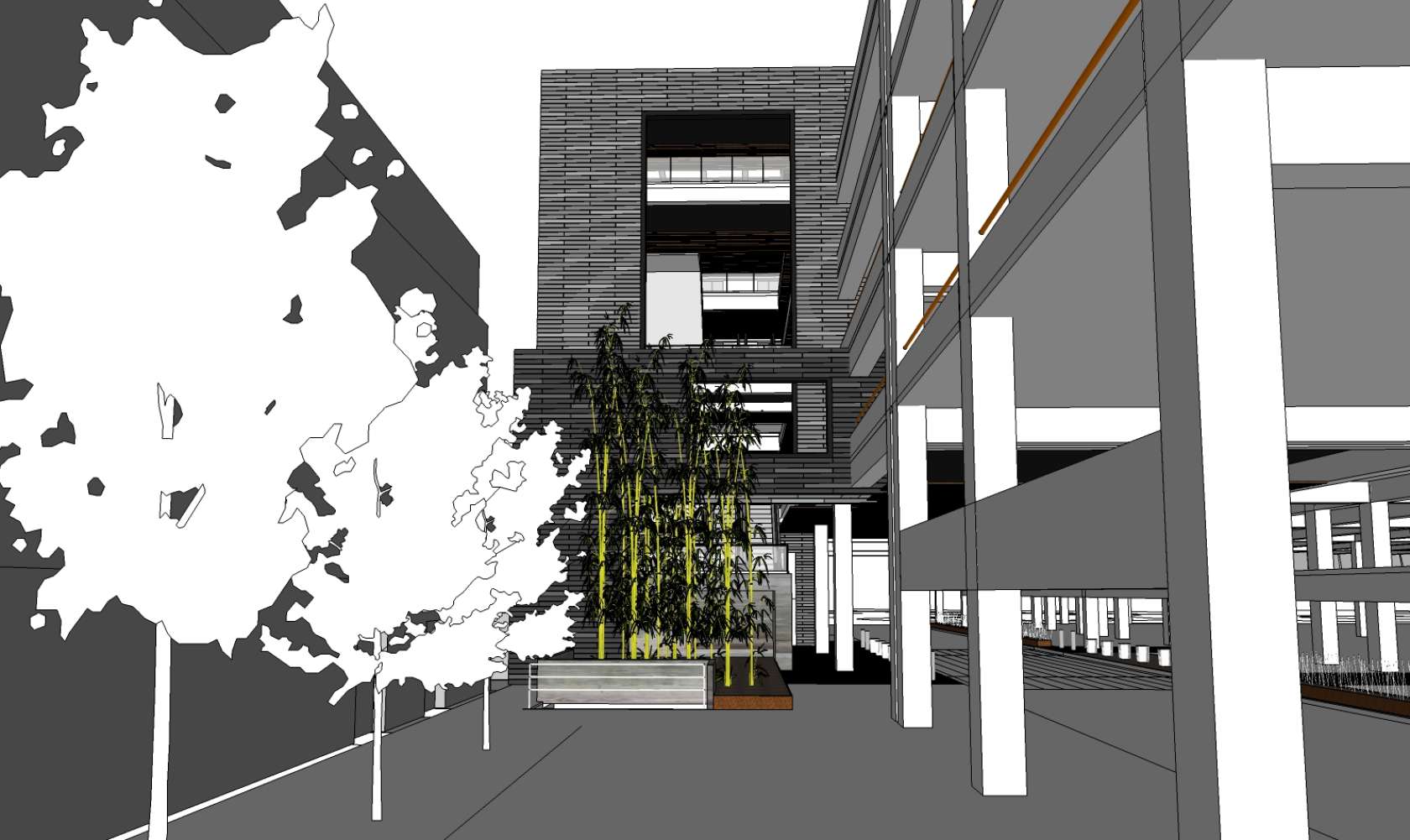 Valley Fair Parking Deck & Lobby Schematic Design Architizer