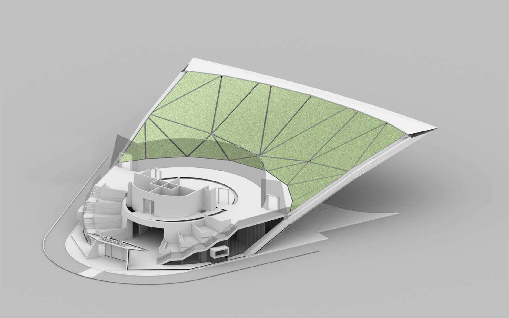 Fuel Station + McDonalds Architizer