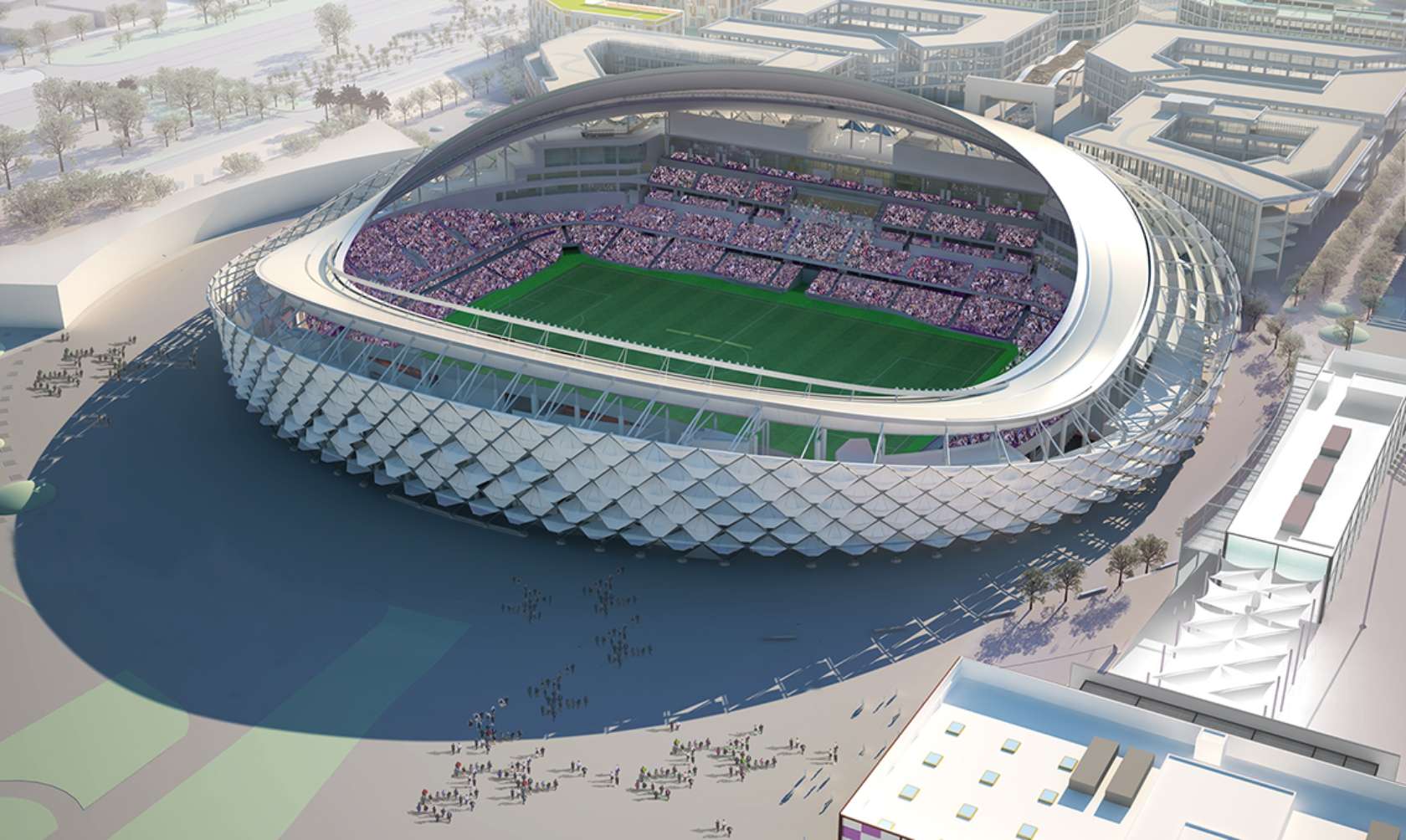 Hazza Bin Zayed (HBZ) Stadium Architizer