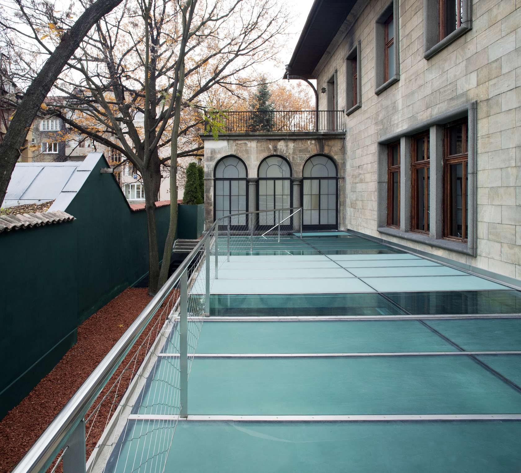 swimming pool on terrace