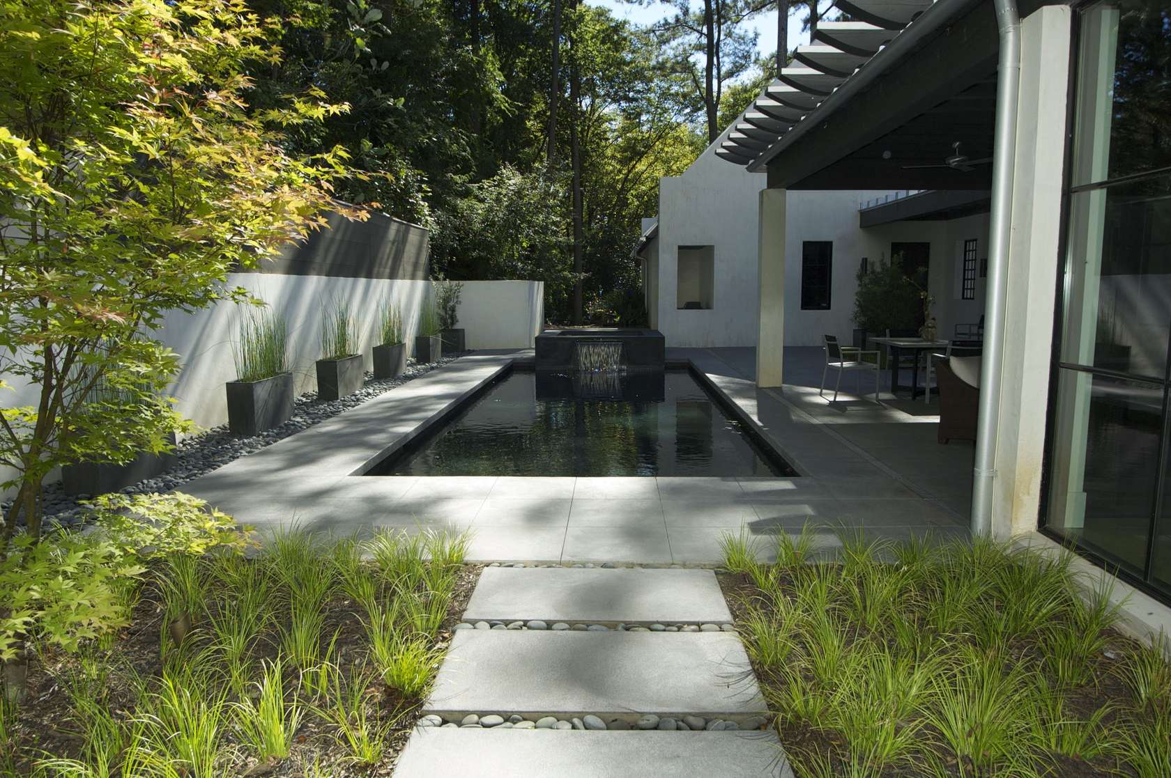 Zen Pool Garden Architizer