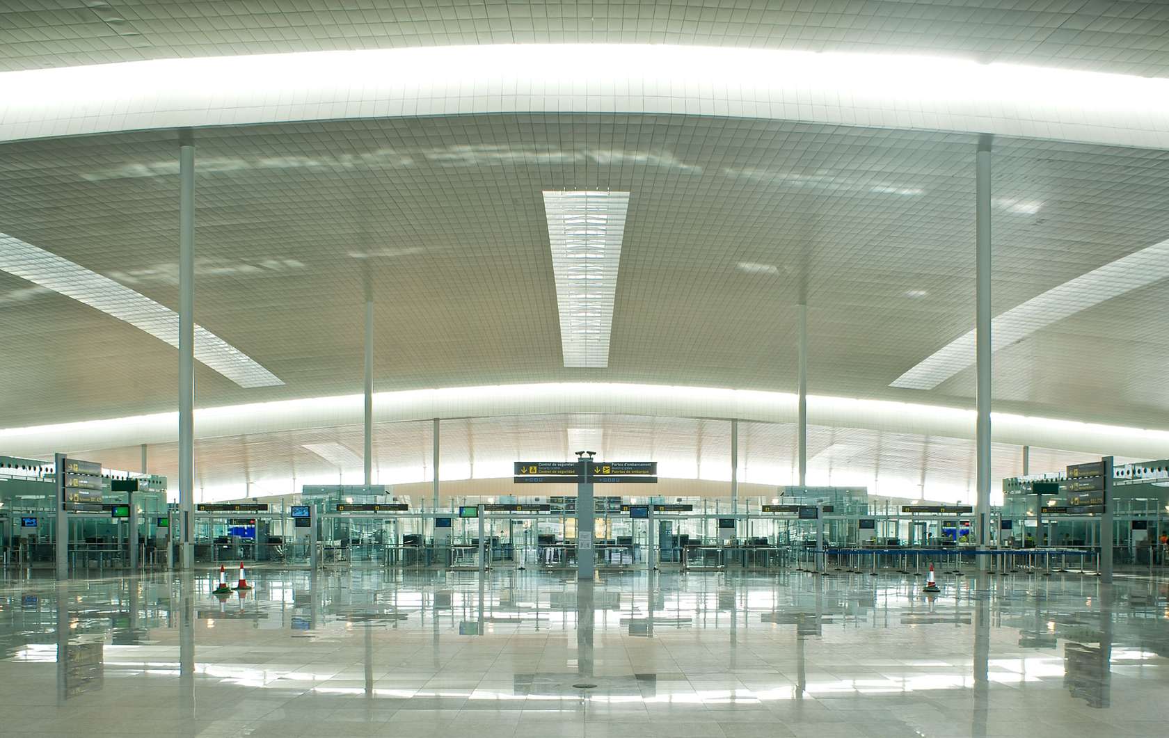 Terminal 1 At Barcelona Airport Architizer