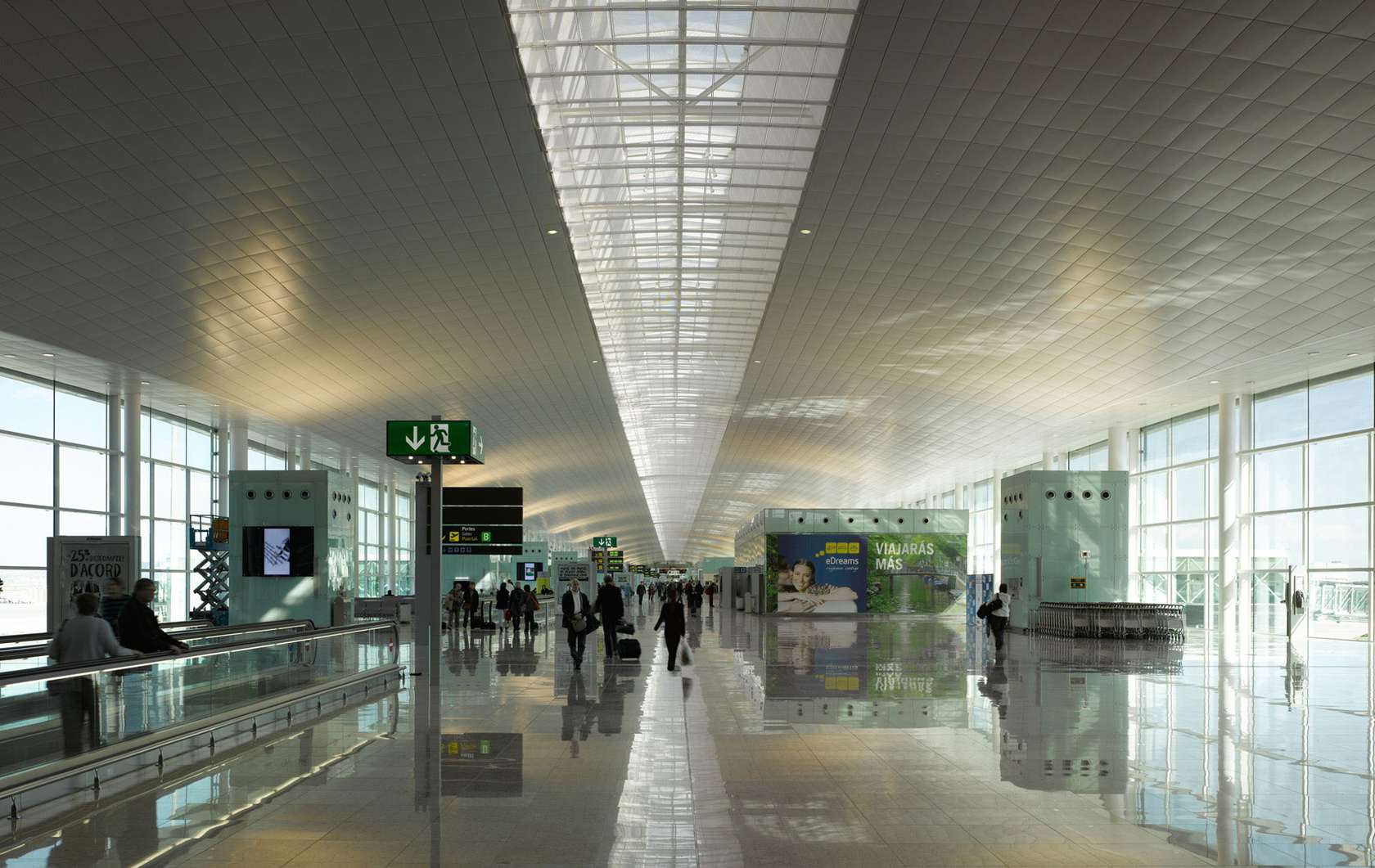 Terminal 1 At Barcelona Airport Architizer