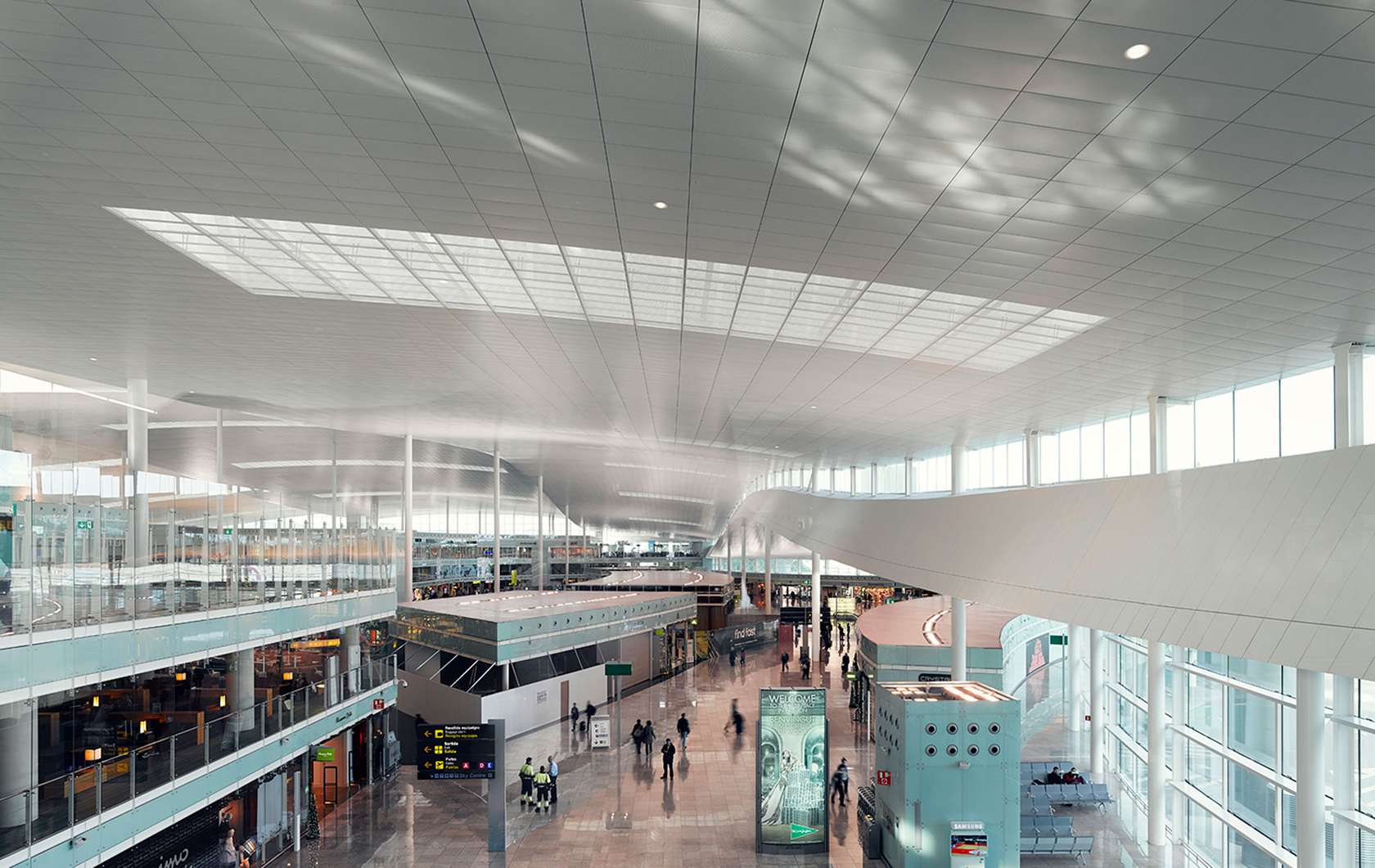 Terminal At Barcelona Airport Architizer