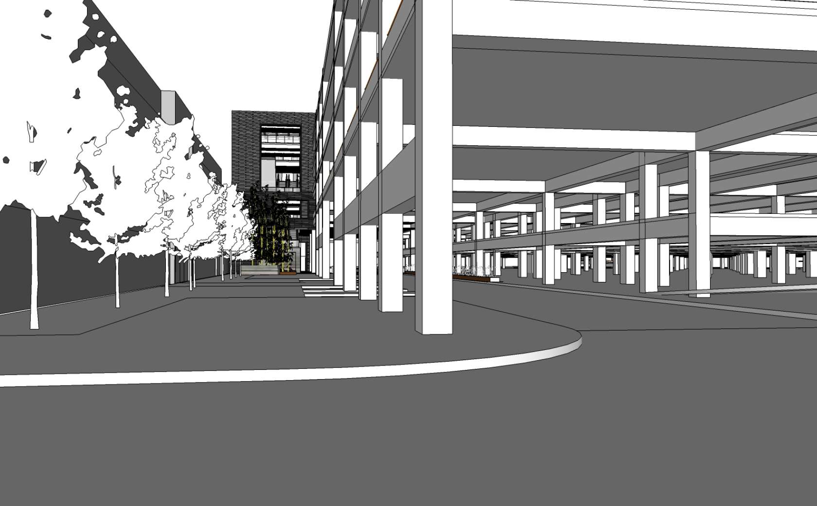 Valley Fair Parking Deck & Lobby Schematic Design Architizer