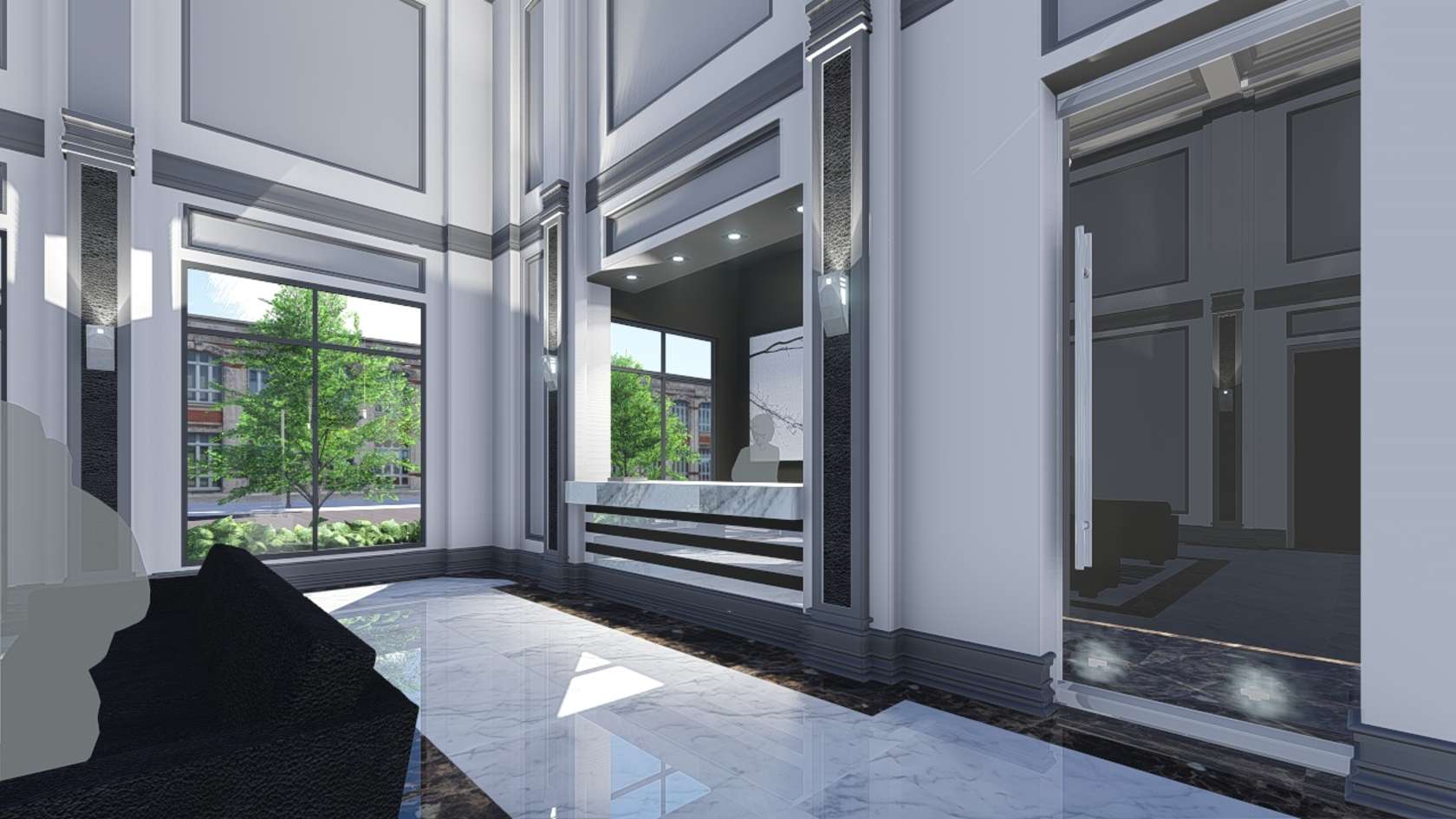 Condominium Lobby, Concept Design - Architizer
