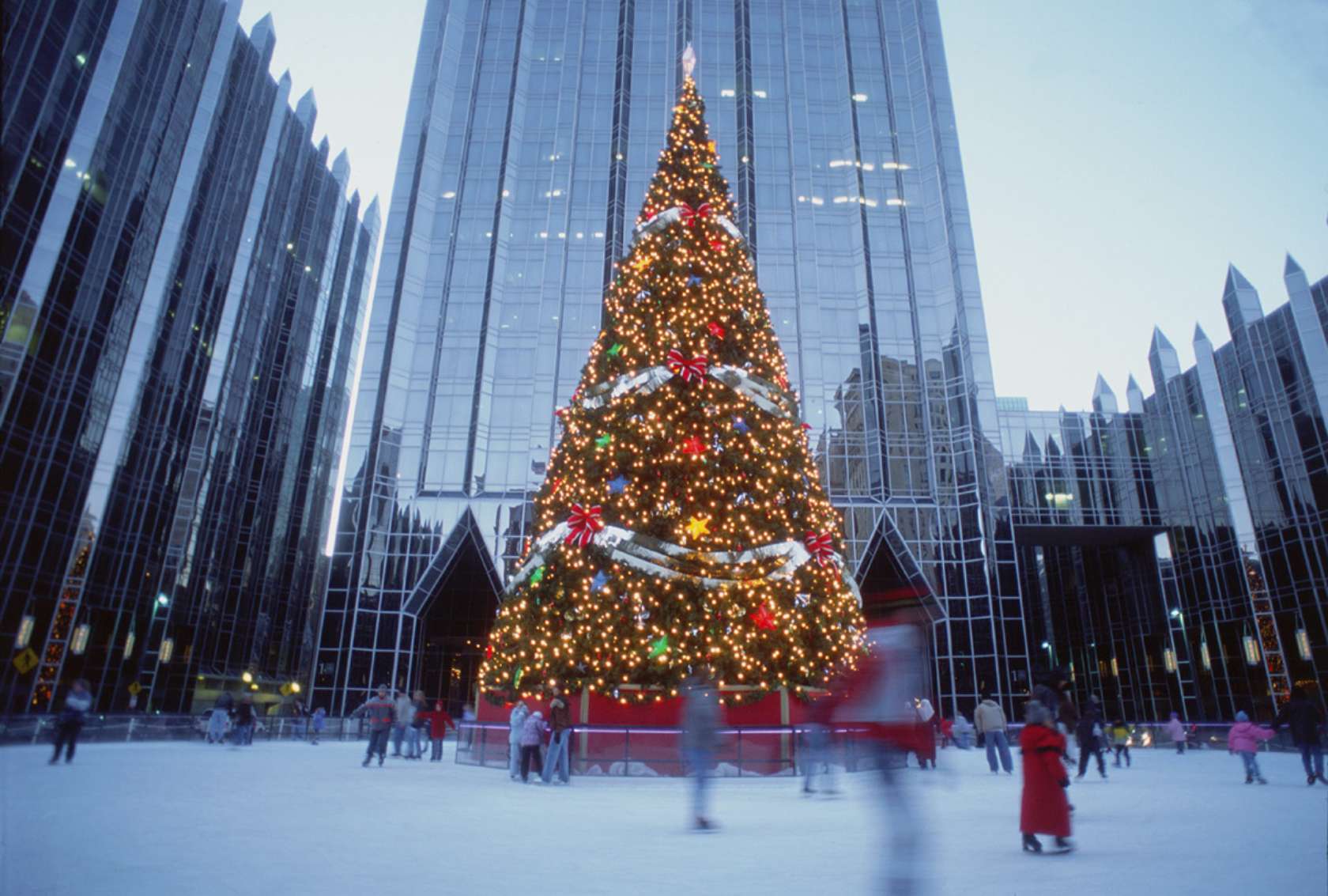 Ice Rink and Fountain at PPG Place Architizer