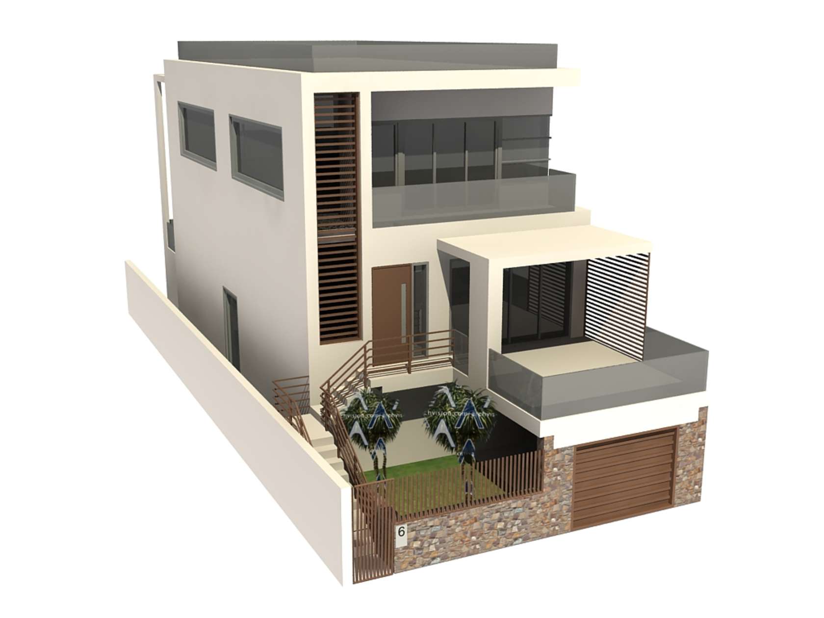 3D Residential House Model - Architizer