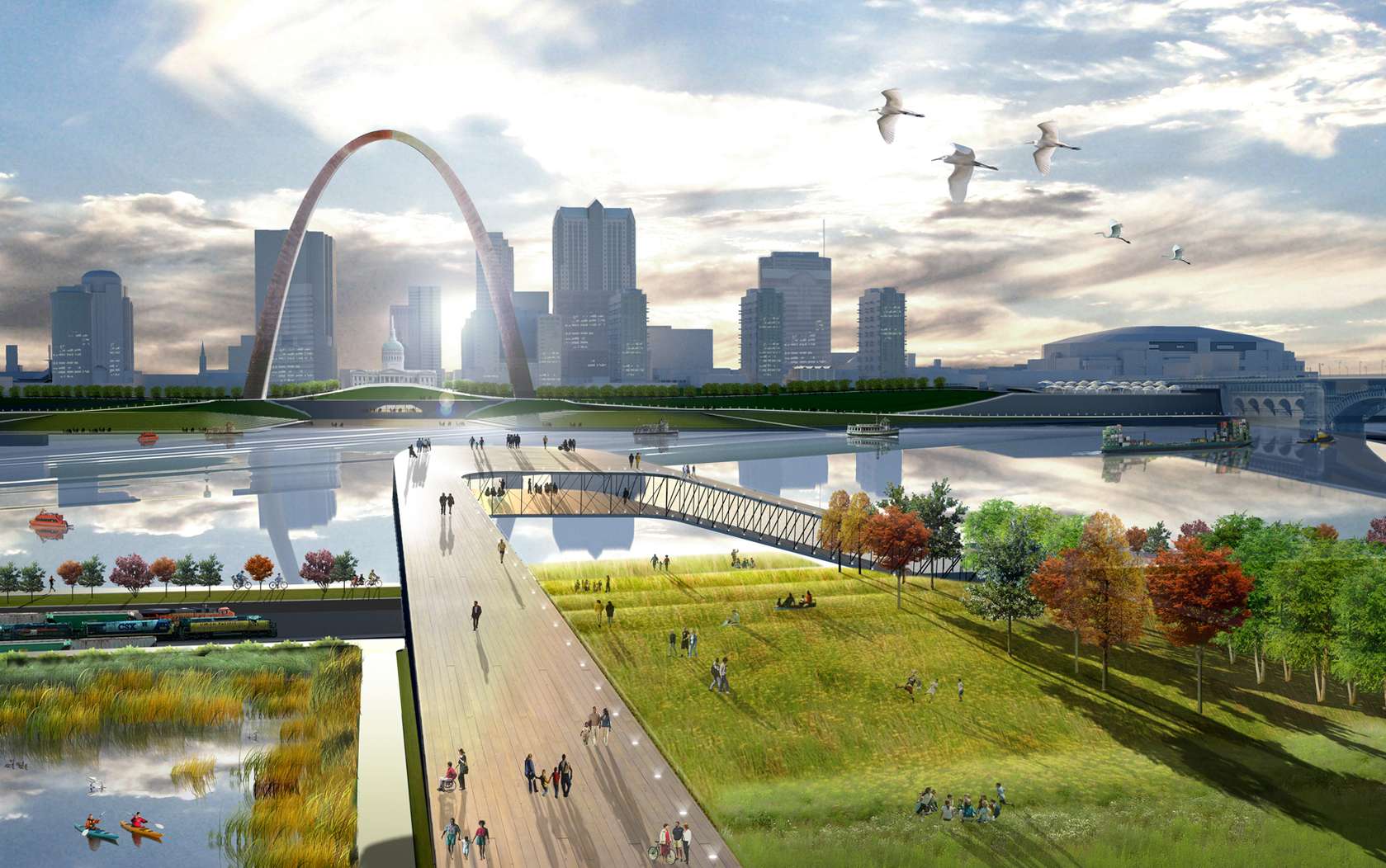 The City + The Arch + The River: Full Circle - Architizer