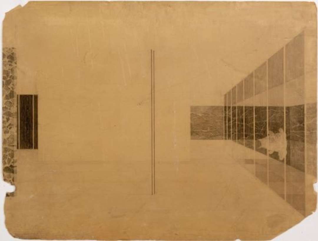 sketch perspective to how Drawings der Rohe Mies And Of Architizer  Ludwig The Collages van